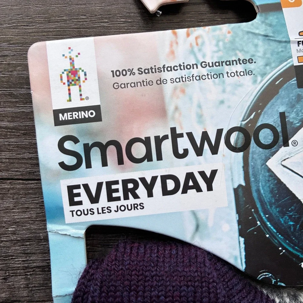 Smartwool Everyday Popcorn Cable Merino Wool Full Cushion Crew Socks Unisex LG